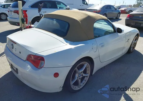 2006 BMW Z4 3.0Si из США, поврежденный, VIN 4USBU535X6LX01468
